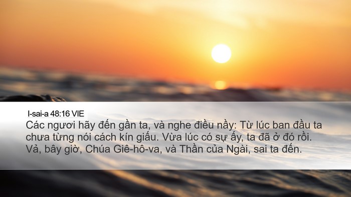 I-sai-a 48:16 VIE Bible Verse Image