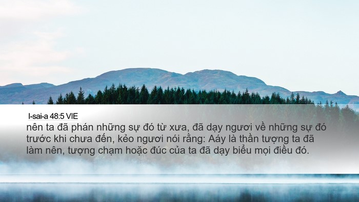 I-sai-a 48:5 VIE Bible Verse Image