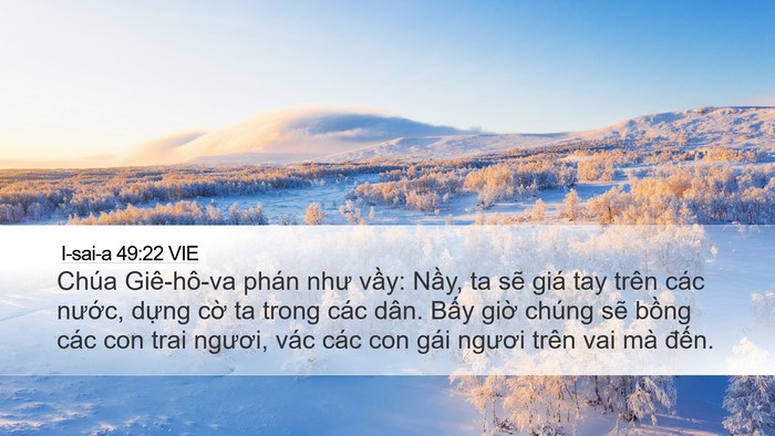 I-sai-a 49:22 VIE Bible Verse Image