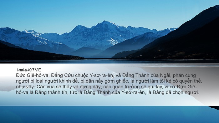 I-sai-a 49:7 VIE Bible Verse Image