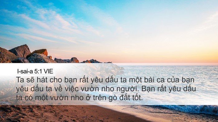 I-sai-a 5:1 VIE Bible Verse Image