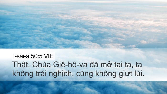 I-sai-a 50:5 VIE Bible Verse Image