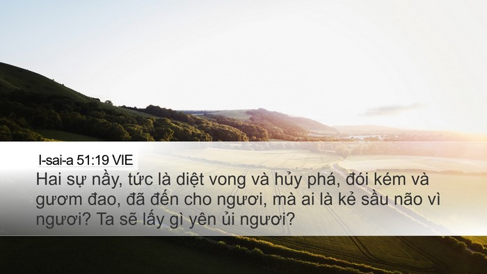 I-sai-a 51:19 VIE Bible Verse Image