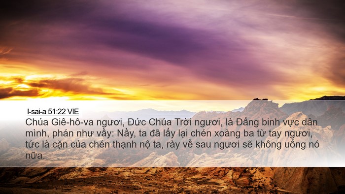 I-sai-a 51:22 VIE Bible Verse Image