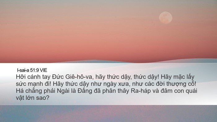 I-sai-a 51:9 VIE Bible Verse Image