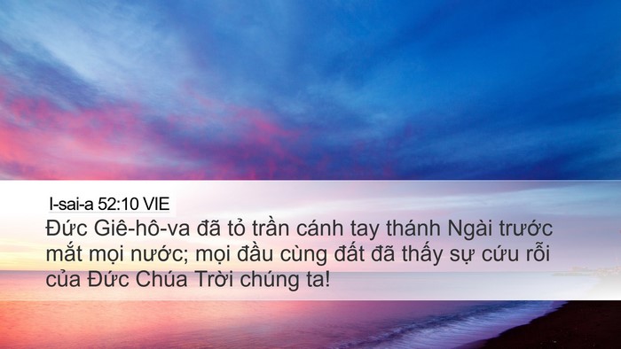I-sai-a 52:10 VIE Bible Verse Image