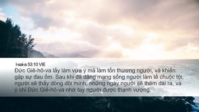 I-sai-a 53:10 VIE Bible Verse Image