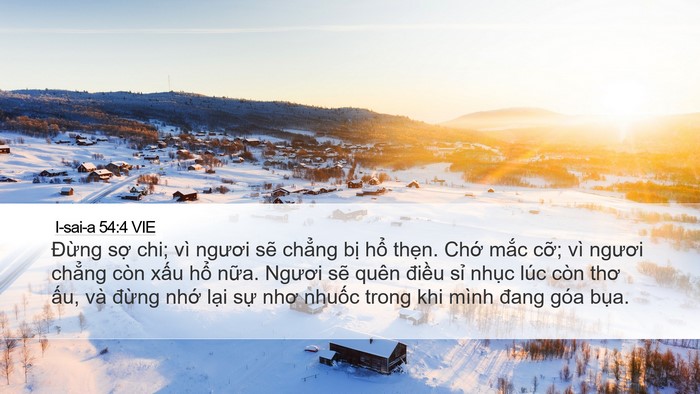 I-sai-a 54:4 VIE Bible Verse Image