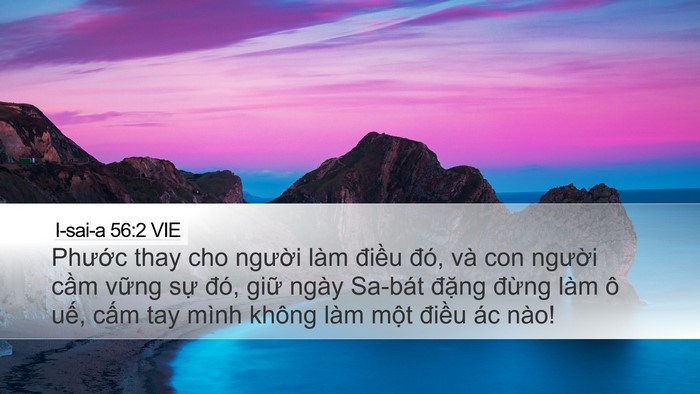 I-sai-a 56:2 VIE Bible Verse Image