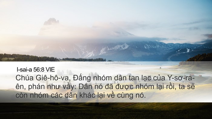 I-sai-a 56:8 VIE Bible Verse Image