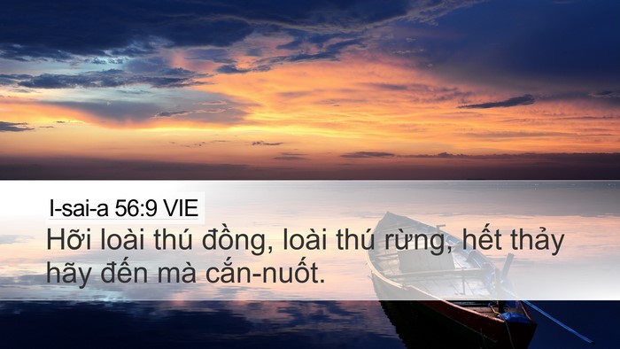 I-sai-a 56:9 VIE Bible Verse Image