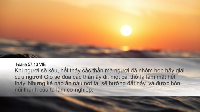 I-sai-a 57:13 VIE Bible Verse Image