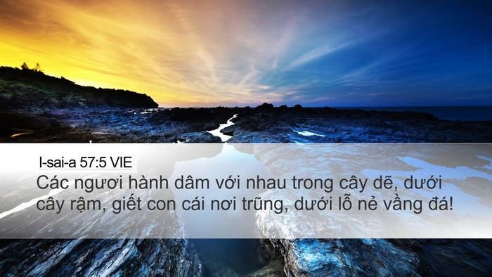 I-sai-a 57:5 VIE Bible Verse Image