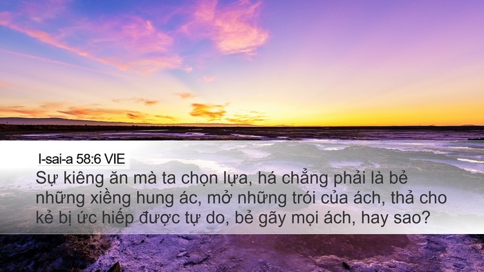 I-sai-a 58:6 VIE Bible Verse Image