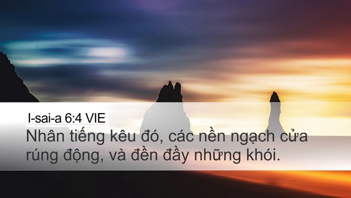 I-sai-a 6:4 VIE Bible Verse Image
