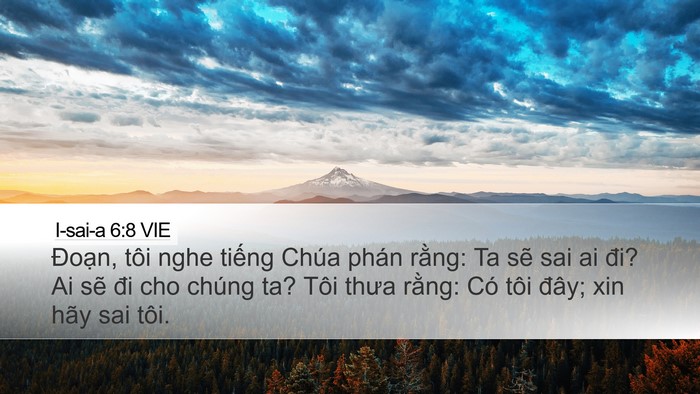 I-sai-a 6:8 VIE Bible Verse Image