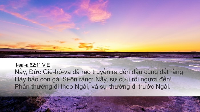 I-sai-a 62:11 VIE Bible Verse Image