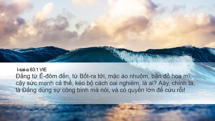 I-sai-a 63:1 VIE Bible Verse Image
