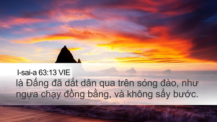 I-sai-a 63:13 VIE Bible Verse Image