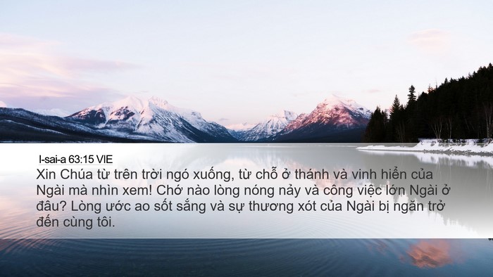 I-sai-a 63:15 VIE Bible Verse Image