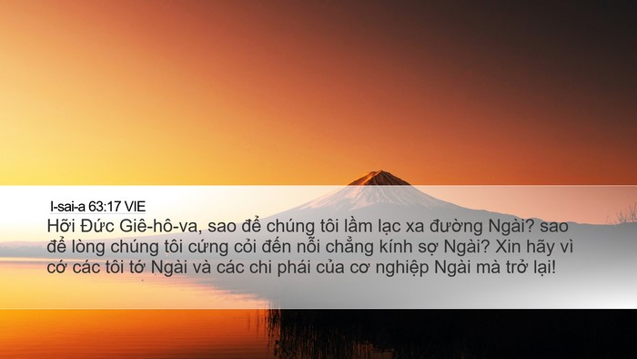 I-sai-a 63:17 VIE Bible Verse Image