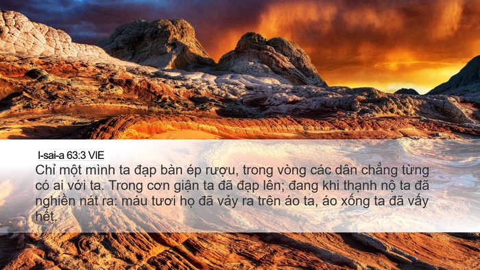I-sai-a 63:3 VIE Bible Verse Image