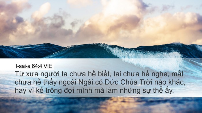 I-sai-a 64:4 VIE Bible Verse Image