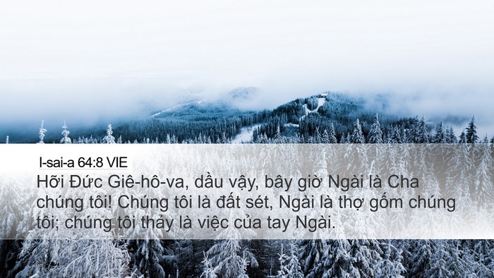 I-sai-a 64:8 VIE Bible Verse Image