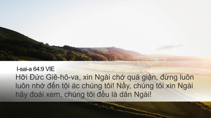 I-sai-a 64:9 VIE Bible Verse Image