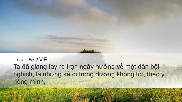 I-sai-a 65:2 VIE Bible Verse Image