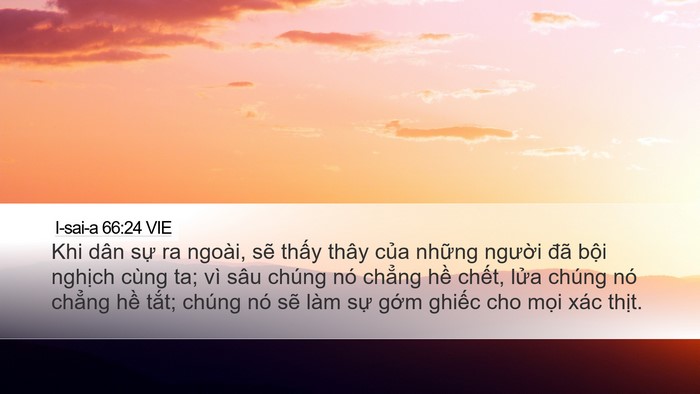 I-sai-a 66:24 VIE Bible Verse Image