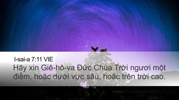 I-sai-a 7:11 VIE Bible Verse Image
