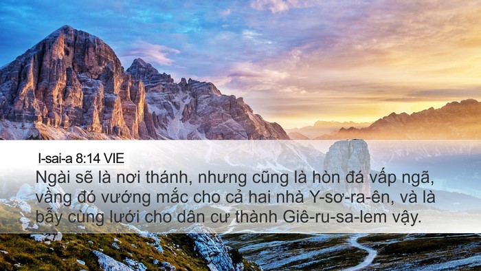 I-sai-a 8:14 VIE Bible Verse Image