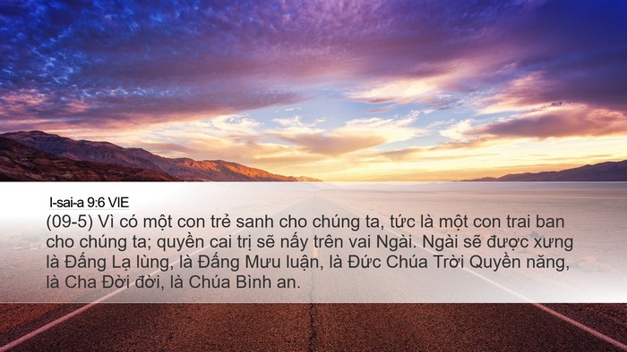 I-sai-a 9:6 VIE Bible Verse Image