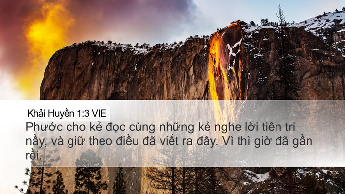 Khải Huyền 1:3 VIE Bible Verse Image