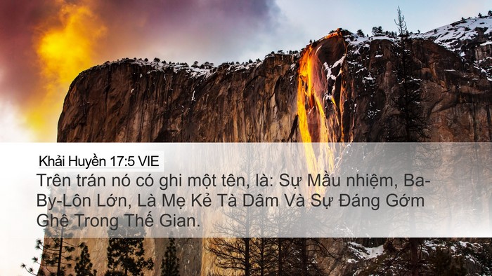 Khải Huyền 17:5 VIE Bible Verse Image