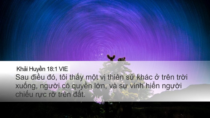 Khải Huyền 18:1 VIE Bible Verse Image