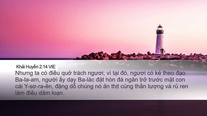 Khải Huyền 2:14 VIE Bible Verse Image