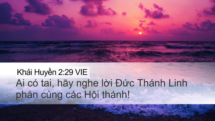 Khải Huyền 2:29 VIE Bible Verse Image