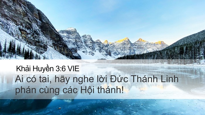 Khải Huyền 3:6 VIE Bible Verse Image