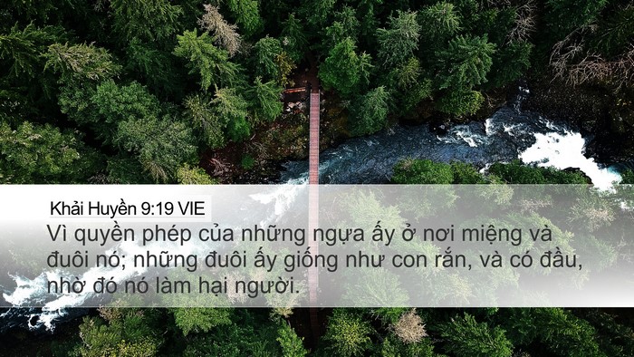 Khải Huyền 9:19 VIE Bible Verse Image