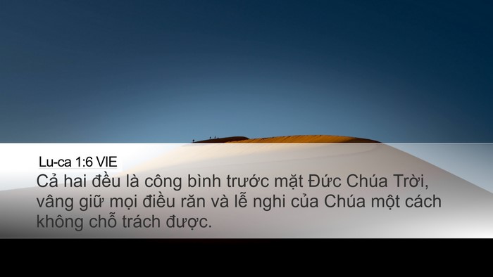 Lu-ca 1:6 VIE Bible Verse Image