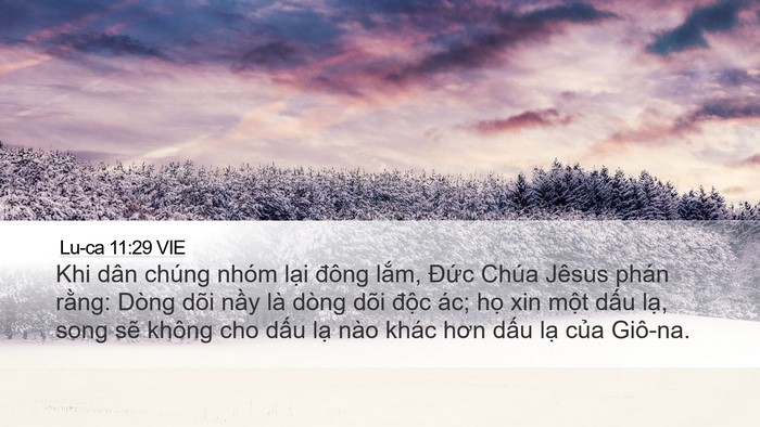 Lu-ca 11:29 VIE Bible Verse Image