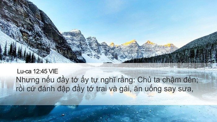 Lu-ca 12:45 VIE Bible Verse Image