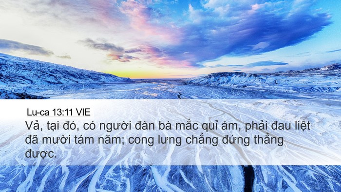 Lu-ca 13:11 VIE Bible Verse Image
