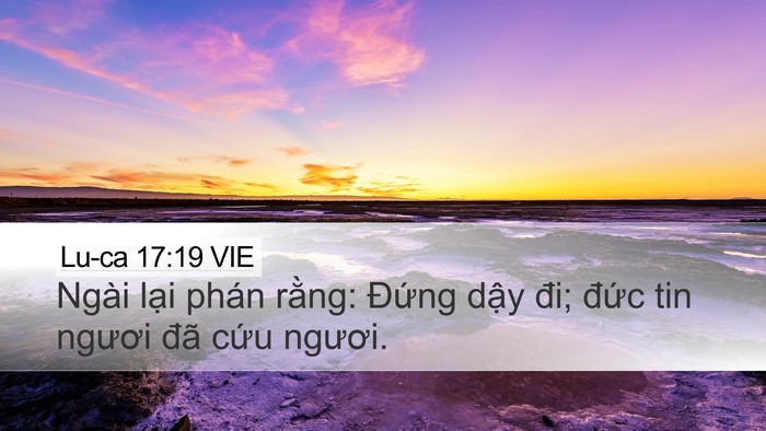 Lu-ca 17:19 VIE Bible Verse Image