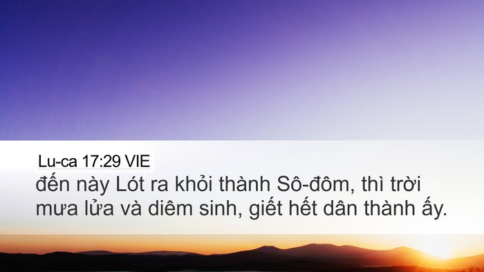 Lu-ca 17:29 VIE Bible Verse Image