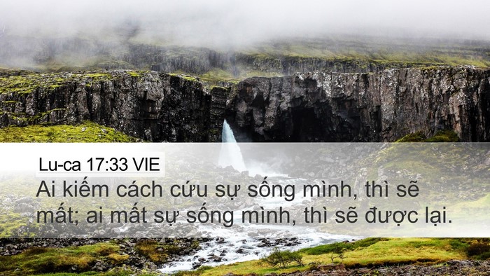 Lu-ca 17:33 VIE Bible Verse Image