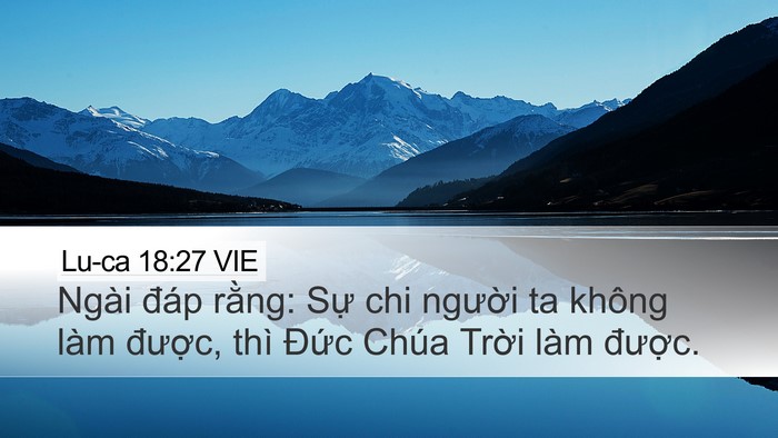 Lu-ca 18:27 VIE Bible Verse Image