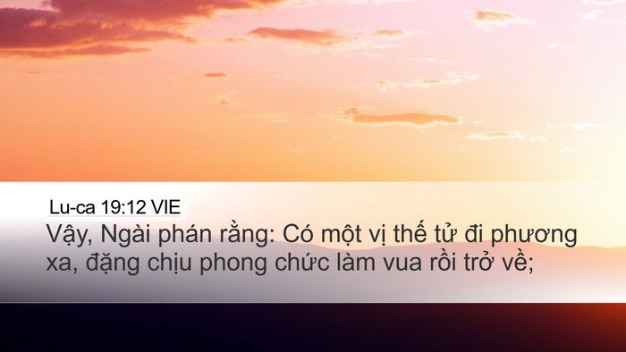 Lu-ca 19:12 VIE Bible Verse Image